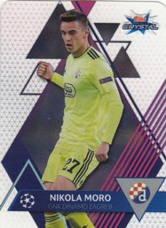 Nikola Moro Dinamo Zagreb 2019/20 Topps Crystal Champions League Base card #63